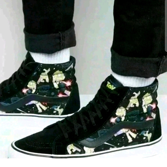 Vans xToy Story Sk8-Hi Buzz Lightyear Limited Edition Disney Collab Sneakers 13M - Picture 1 of 15